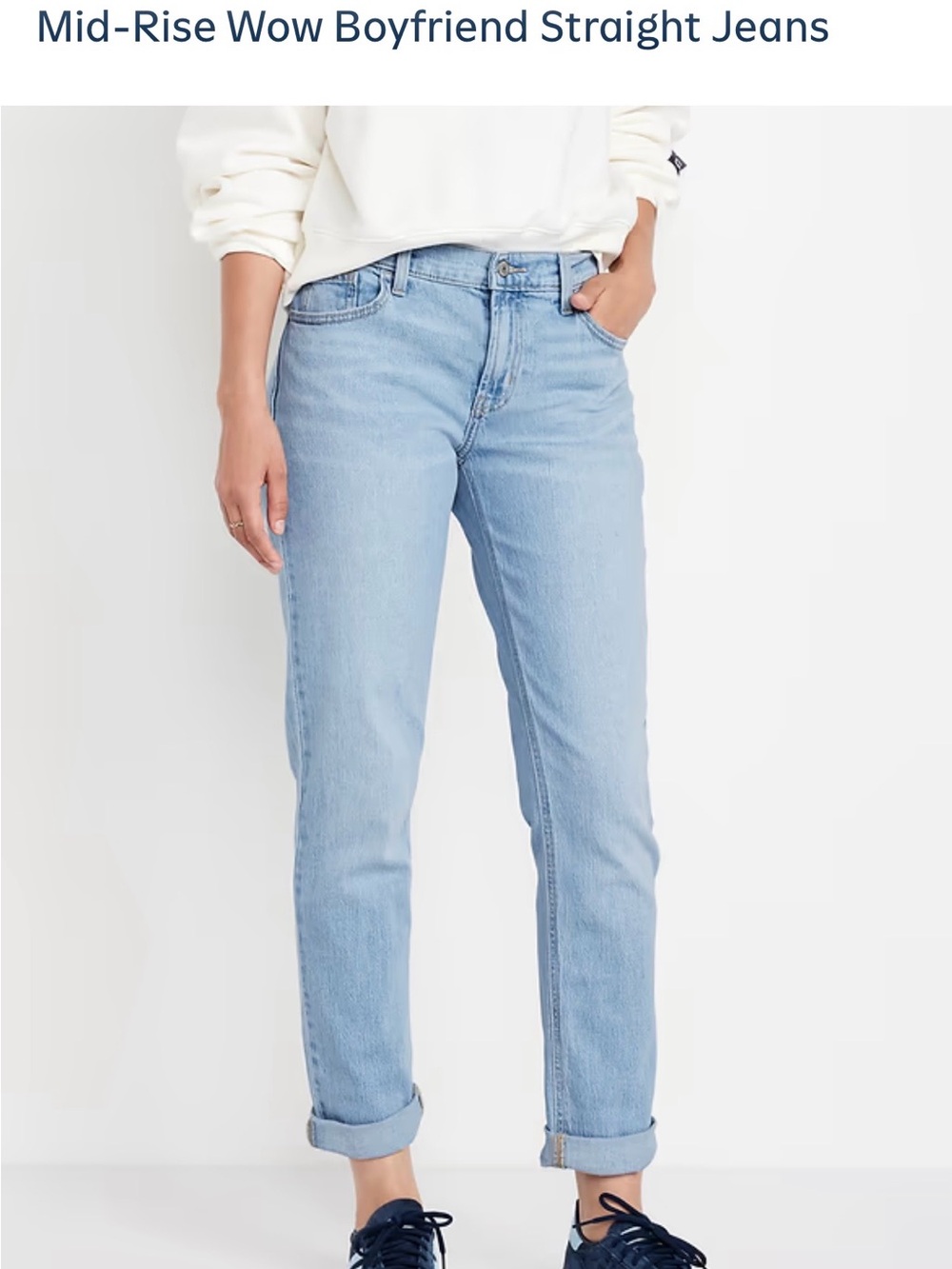 Old Navy Light wash Straight-Leg Jeans Tall Length NWT